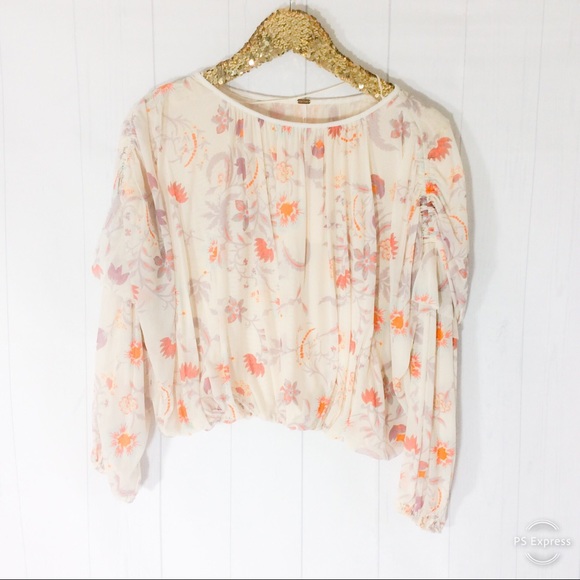 Free People Floral Blouse - Picture 2 of 3